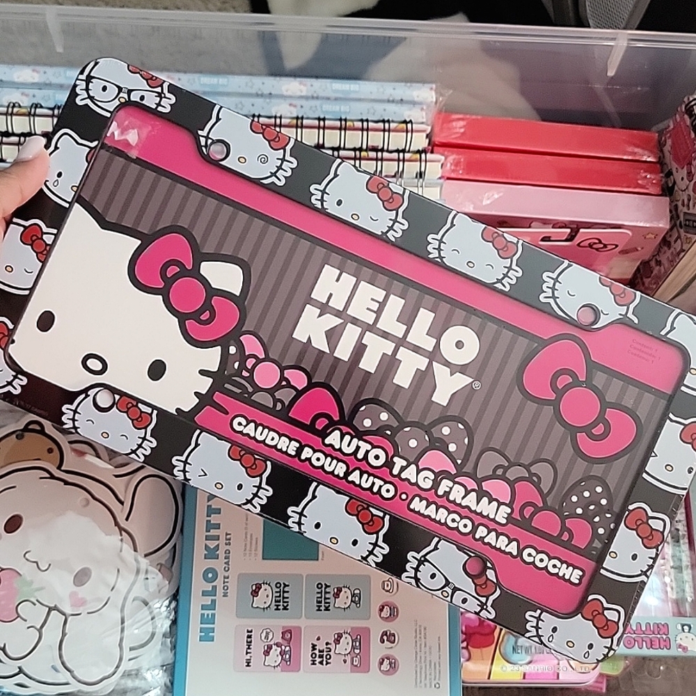 Hello Kitty License Frame